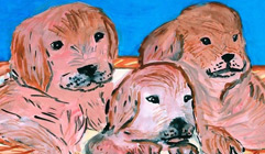 Puppies drawing
